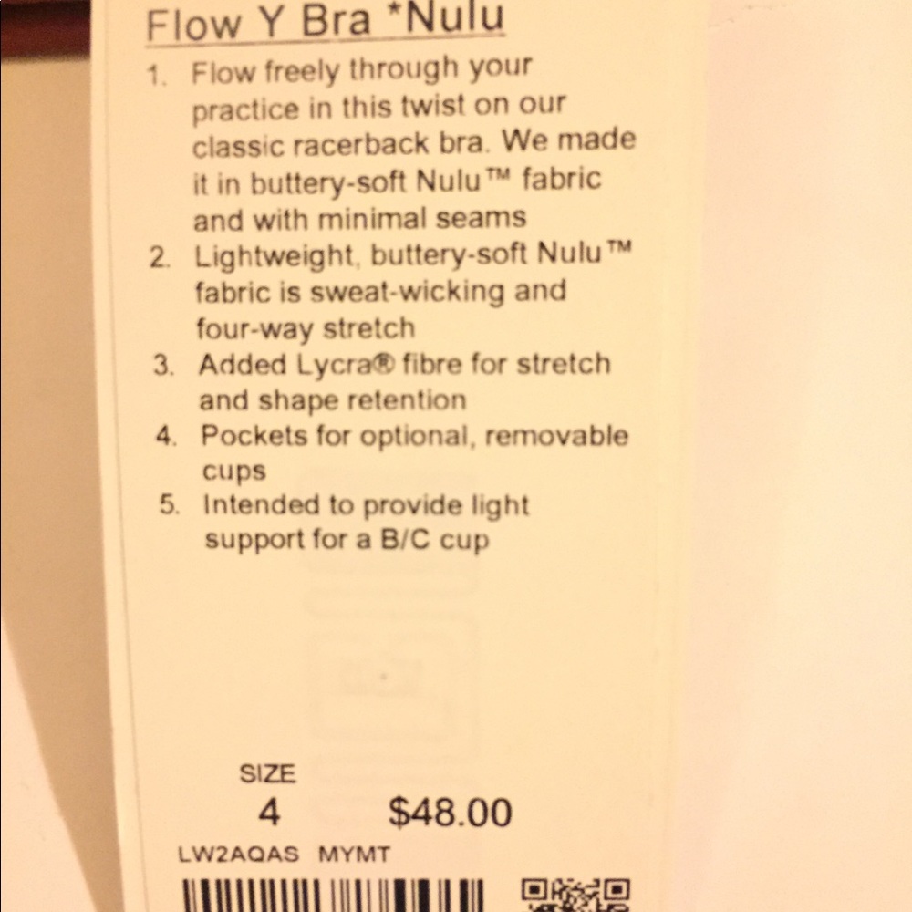 Lululemon Athletica Flow Y Bra *Nulu - Picture 8 of 8